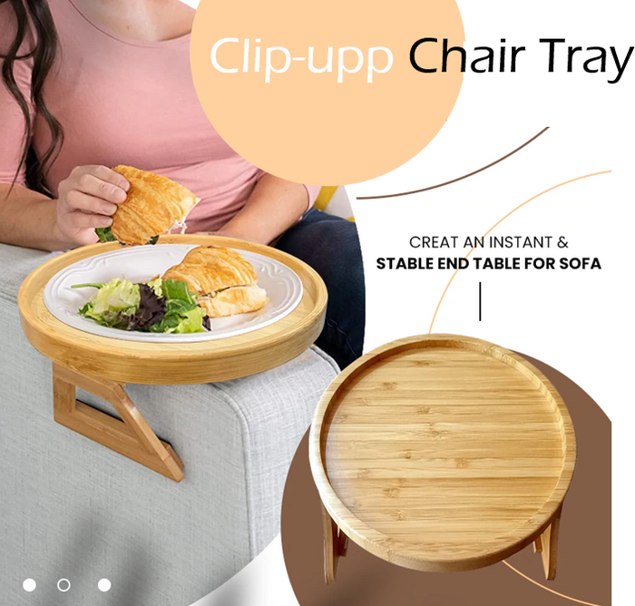 Clip-upp Chair Tray